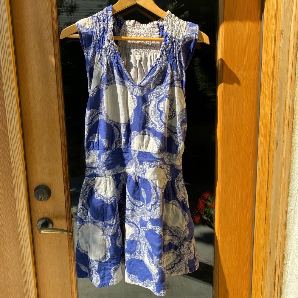 Short Blue Sundress